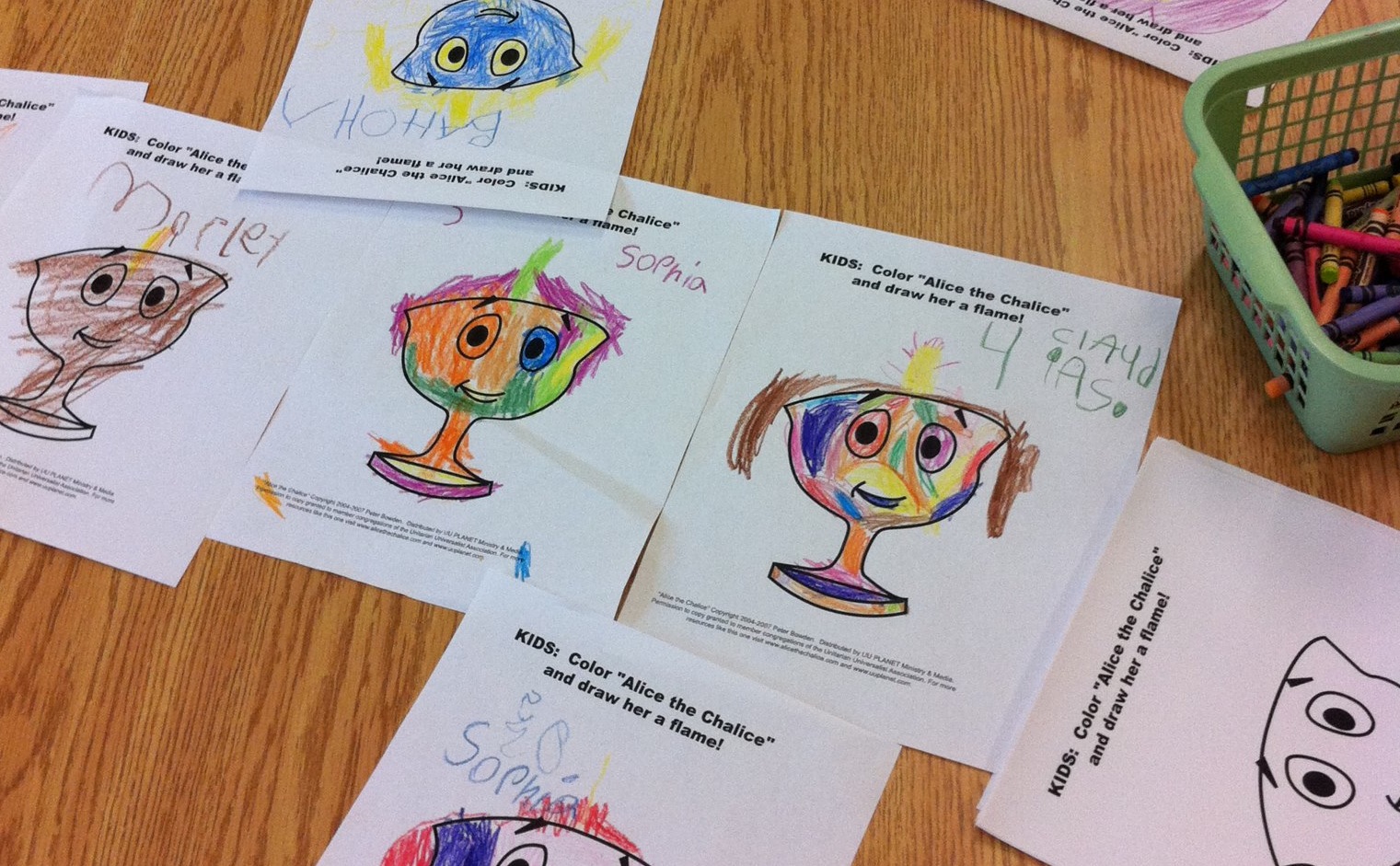 Coloring / Activity Pages – Alice the Chalice
